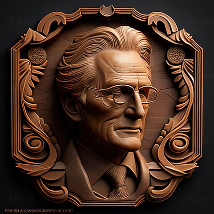 3D model Gordon Gekko Wall Street Michael Douglas (STL)